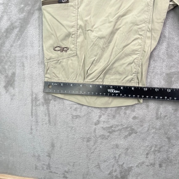 Outdoor Research Equinox Shorts Mens 32 Kahki Cargo Gorpcore Outdoors 11" Inseam - Picture 7 of 14